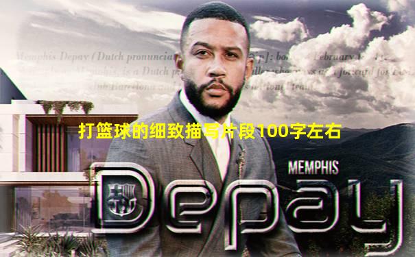 打篮球的细致描写片段100字左右